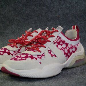 Preowned Coach City Sole G4972 Mesh Sneakers Women’s Sz 8.5 Hyacinth Pink No Box